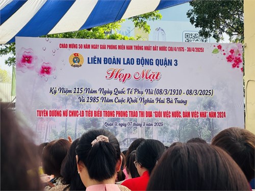 Họp mặt kỷ niệm 115 năm Ngày Quốc tế Phụ nữ 8/3 và 1985 năm cuộc Khởi nghĩa Hai Bà Trưng.