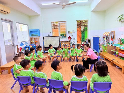 Hoạt động giáo dục giới tính của các bé lớp Sơn Ca 1 (Mẫu giáo 4-5 tuổi) với đề tài  Bảo vệ vùng riêng tư 