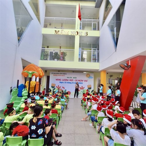 Trường Mầm non 6 Quận 5 tổ chức Ngày hội  Năng lượng mới - Cả ngày vui  trong năm học 2023-2024