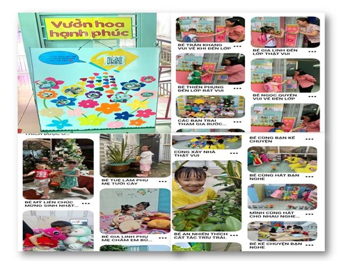 Triển khai thực hiện Bộ tiêu chí Trường học Hạnh phúc của Trường Mầm non Phường 8.