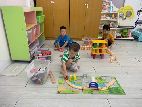 Trường Mầm Non 8 - Giờ vui chơi lớp Mầm 1