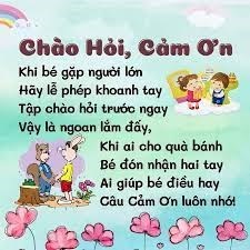Thơ   Chào hỏi, cảm ơn 