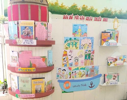 Mầm 1 chăm ngoan đọc sách