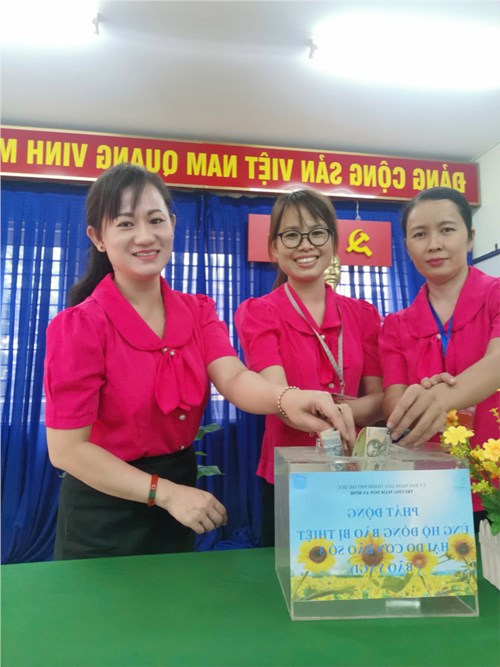 Trường Mn An Bình kính gửi hình ủng hộ đồng bào bị thiệt hại do cơn bão số 3 ( Bão Yagi)