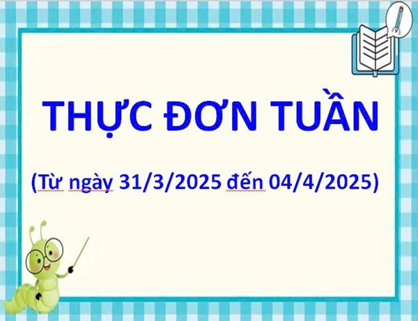 Thực đơn tuần