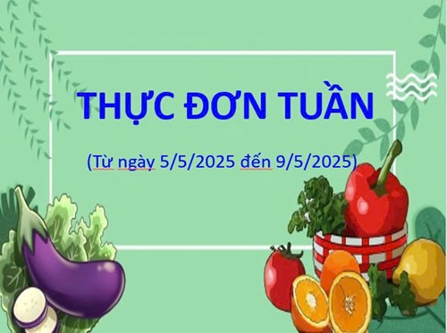 Thực đơn tuần