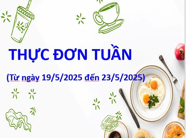 Thực đơn tuần