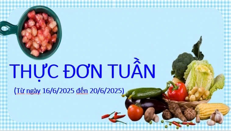 Thực đơn tuần