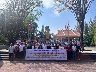 Tham dự Hội nghị giao ban chuyên đề Quý I năm 2025 về “Giải pháp nâng cao chất lượng sinh hoạt chi bộ gắn với xây dựng chi bộ 4 tốt” kết hợp giao lưu học tập kinh nghiệm tại Thị xã Lagi, tỉnh Bình Thuận