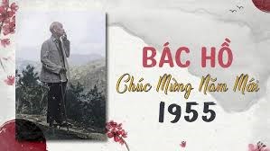 Bác Hồ chúc mừng năm mới 1955