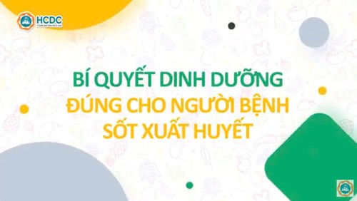 Bí quyết dinh dưỡng đúng cho người bệnh Sốt xuất huyết