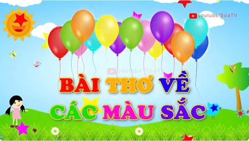 Bài thơ về các màu sắc