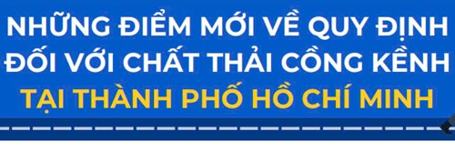 Những điểm mới về Quy định đối với chất thải cồng kềnh tại TP.HCM