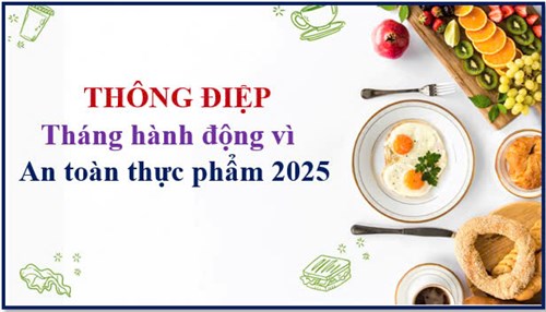 Thông điệp Tháng hành động vì an toàn thực phẩm 2025