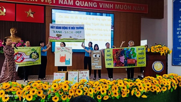 Ngày chủ nhật, 28/7/2024 chi bộ trường mầm non Bình Trưng Đông tham gia hội thi “Cán bộ tham mưu tốt - Dân vận khéo” năm 2024 do Đảng uỷ phường Bình Trưng Đông tổ chức.