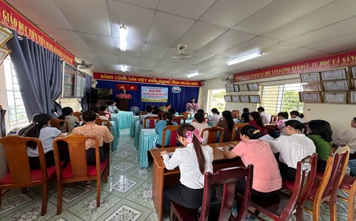 Tổ chức đại hội cha mẹ học sinh  năm học 2024 – 2025