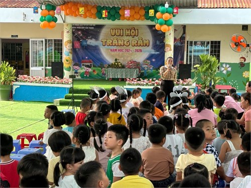 Vui tết trung thu của các bé Trường Mầm non Cần Thạnh năm 2024