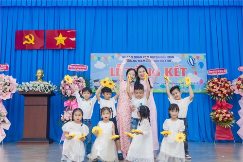 Trường Mầm non Cúc Họa Mi tổ chức Lễ Tổng kết năm học 2023-2024.