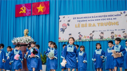 Trường Mầm non Cúc Họa Mi tổ chức Lễ Bé Ra Trường năm học 2023-2024.