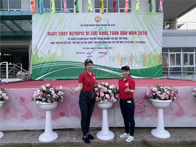 Tham gia ngày chạy olympic vì sức khỏe toàn dân năm 2024
