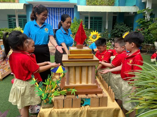 Trường MN Hoa Lan tham gia hội thi  Hành trình tiếp bước những lời Bác dạy 
