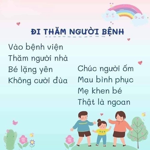 Trường Mầm non Hoa Mai Quận 3
Bài thơ Đi thăm người bệnh