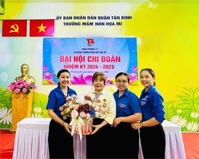 Chi đoàn mầm non họa mi tổ chức hội nghị chi đoàn, nhiệm kỳ 2024 – 2025.