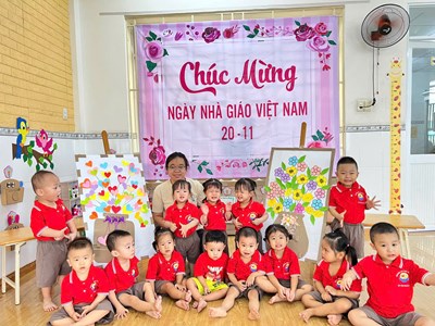 Lớp 25-36th(2) tổ chức các hoạt động  Chào mừng ngày Nhà giáo Việt Nam 20/11​ 