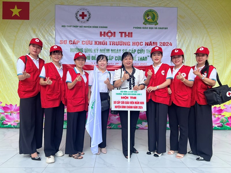 Hội thi sơ cấp cứu giáo viên mầm non huyện bình chánh năm 2024