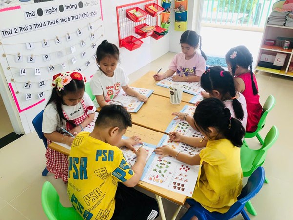 Phát triển nhận thức: toán  tách gộp trong phạm vi 6 