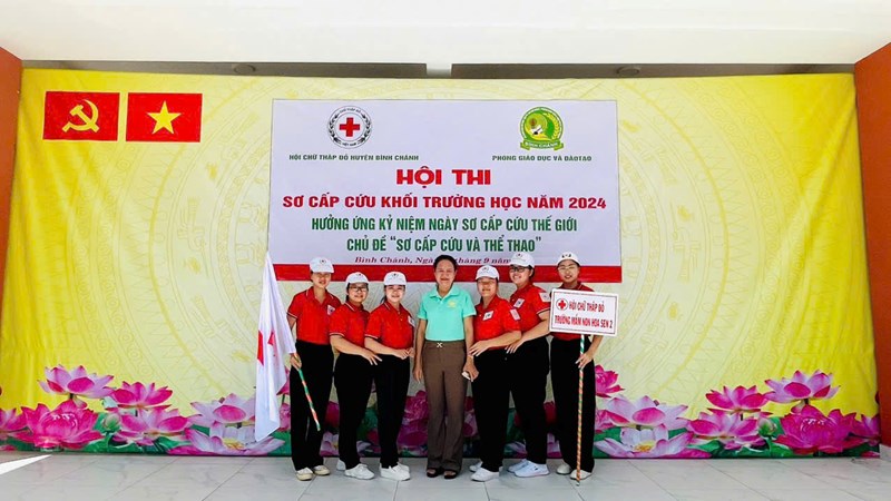 Hội thi sơ cấp cứu năm học 2024-2025
