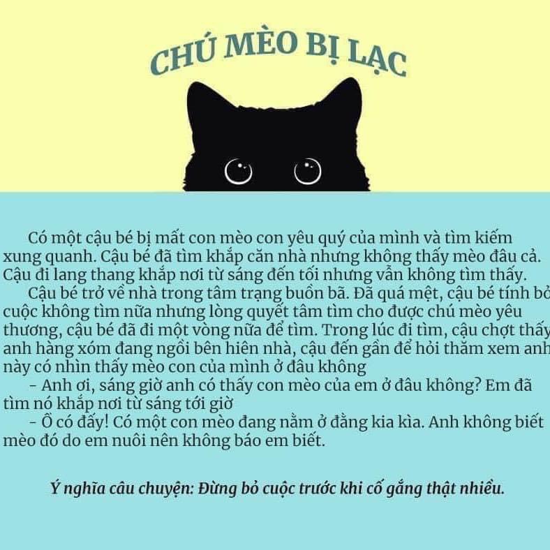 Truyện ngắn: Chú mèo đi lạc