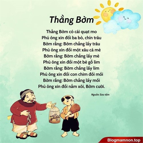 Bài đồng dao: Thằng Bờm