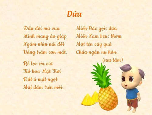 Bài thơ: Dứa