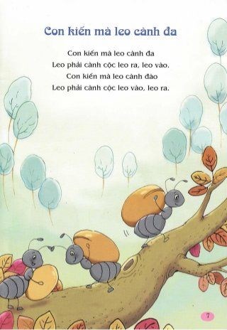 Bài thơ: Con kiến mà leo cành đa