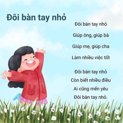 Bài thơ Đôi bàn tay nhỏ