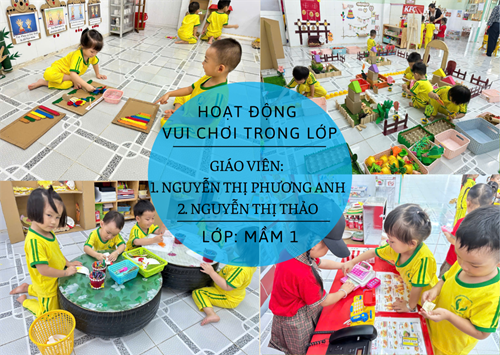 Hoạt động Vui chơi trong lớp - Lứa tuổi 3-4 tuổi