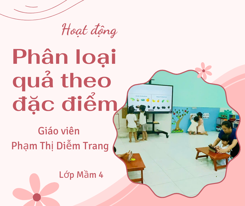 Giờ học Môi trường xung quanh - Lứa tuổi 3-4 tuổi