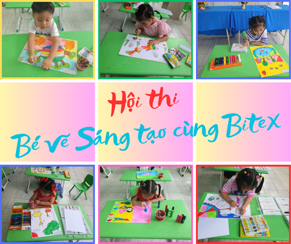 Hội thi  Bé vẽ sáng tạo cùng Bitex 