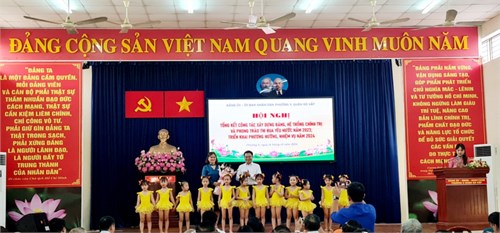 Tổng kết công tác Đảng và phong trào thi đua yêu nước năm 2023 của trường Mầm non Hương Sen.