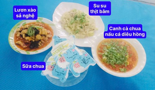 Thực đơn từ ngày 30/12/2024-03/01/2025