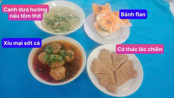 Thực đơn tuần 35 từ ngày 05/5/2025-09/5/2025