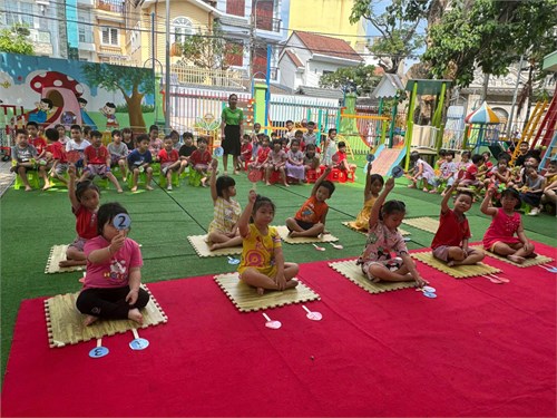 Hội thi bé tìm hiểu an toàn giao thông năm 2024