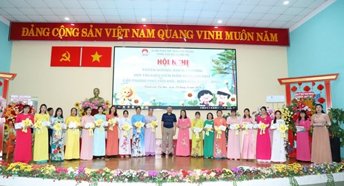 Hội nghị tuyên dương, khen thưởng  Hội thi giáo viên giỏi và giáo viên tài năng  bậc Mầm non cấp TP. Thủ Đức năm học: 2023-2024