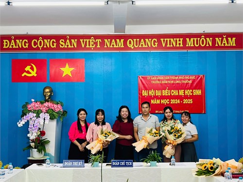 Trường MN Long Trường tổ chức thành công Đại Hội Đại Biểu Cha Mẹ Học Sinh năm học 2024-2025