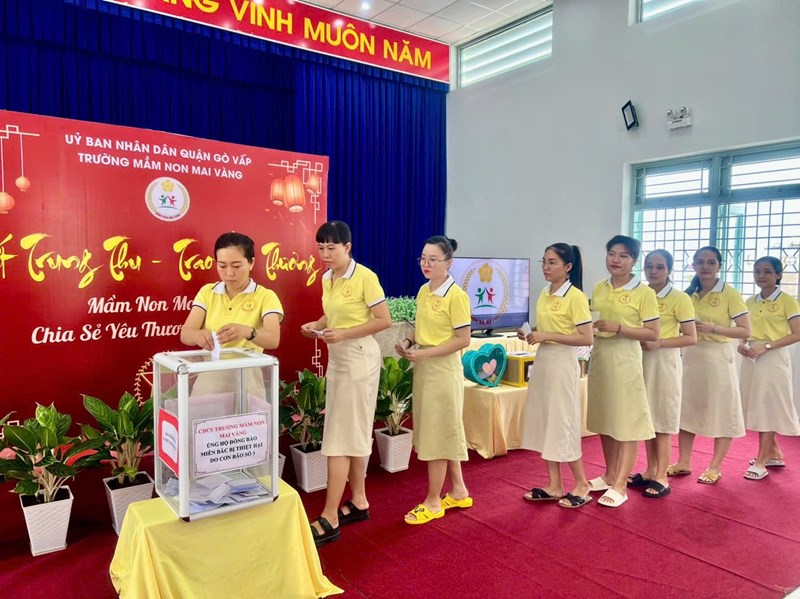 Hưởng ứng cuộc vận động ủng hộ đồng bào các tỉnh miền Bắc bị thiệt hại do cơn bão số 3 Yagi