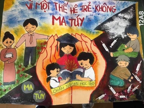 Bài tuyên truyền hưởng ứng tháng hành động phòng chống ma túy 26/6/2024.