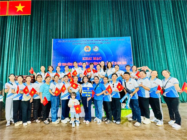 Hội thao công nhân viên chức nhân dịp chào mừng kỷ niệm 50 năm giải phóng Miền Nam, thống nhất đất nước (30/4/1975 - 30/4/2025)