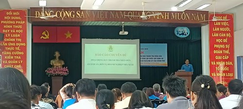 Báo cáo chuyên đề: hoạt động ban thanh tra nhân dân ở cơ quan, đơn vị, doanh nghiệp nhà nước