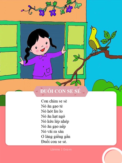 Bài thơ: Đuổi con se sẻ
